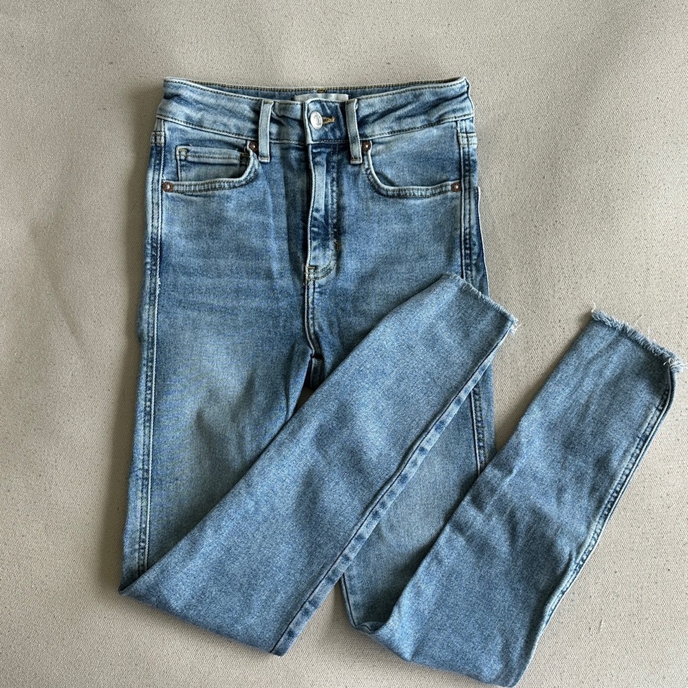 Free People Light Blue Skinny Jeans